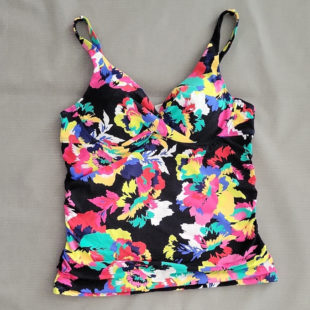 Anne Cole Tankini Top Sz M